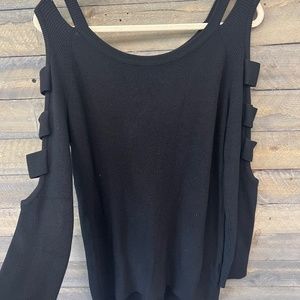 Umgee Cold Shoulder Sweater